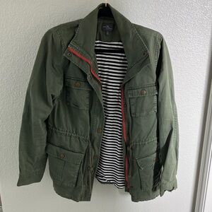 Market & Spruce olive green utility jacket size M